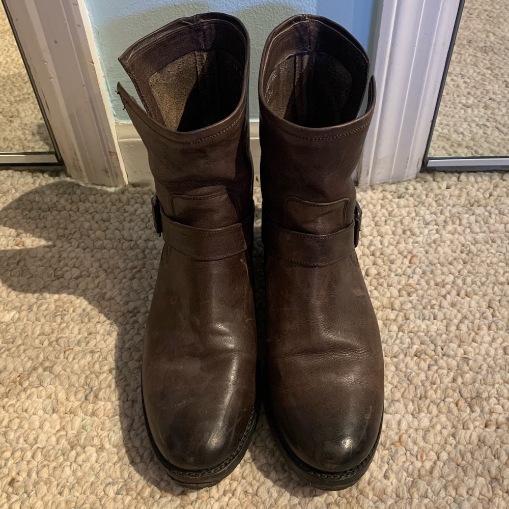 Brown Frye boots size 10
